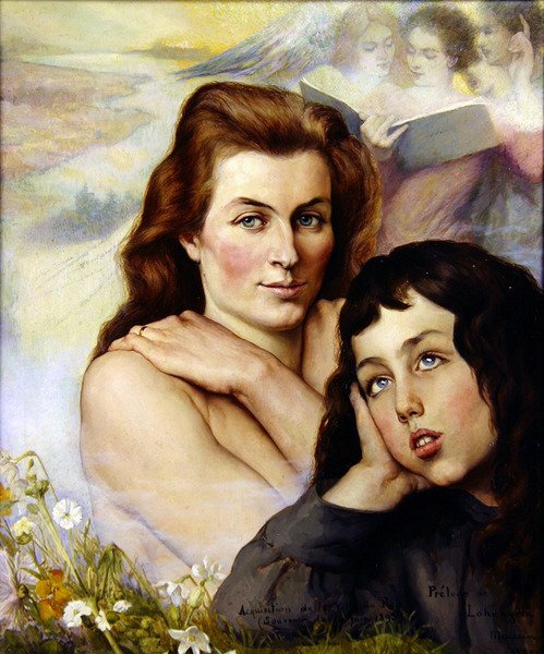 Preludium do Lohengrina, 1892 autorstwa Charles Maurin