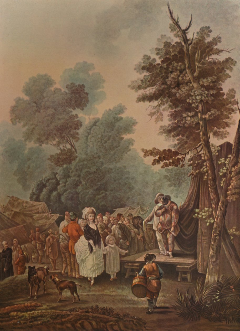 Jarmark Wiejski, Jarmark Wiejski, 1785, 1913 autorstwa Charles Melchior Descourtis