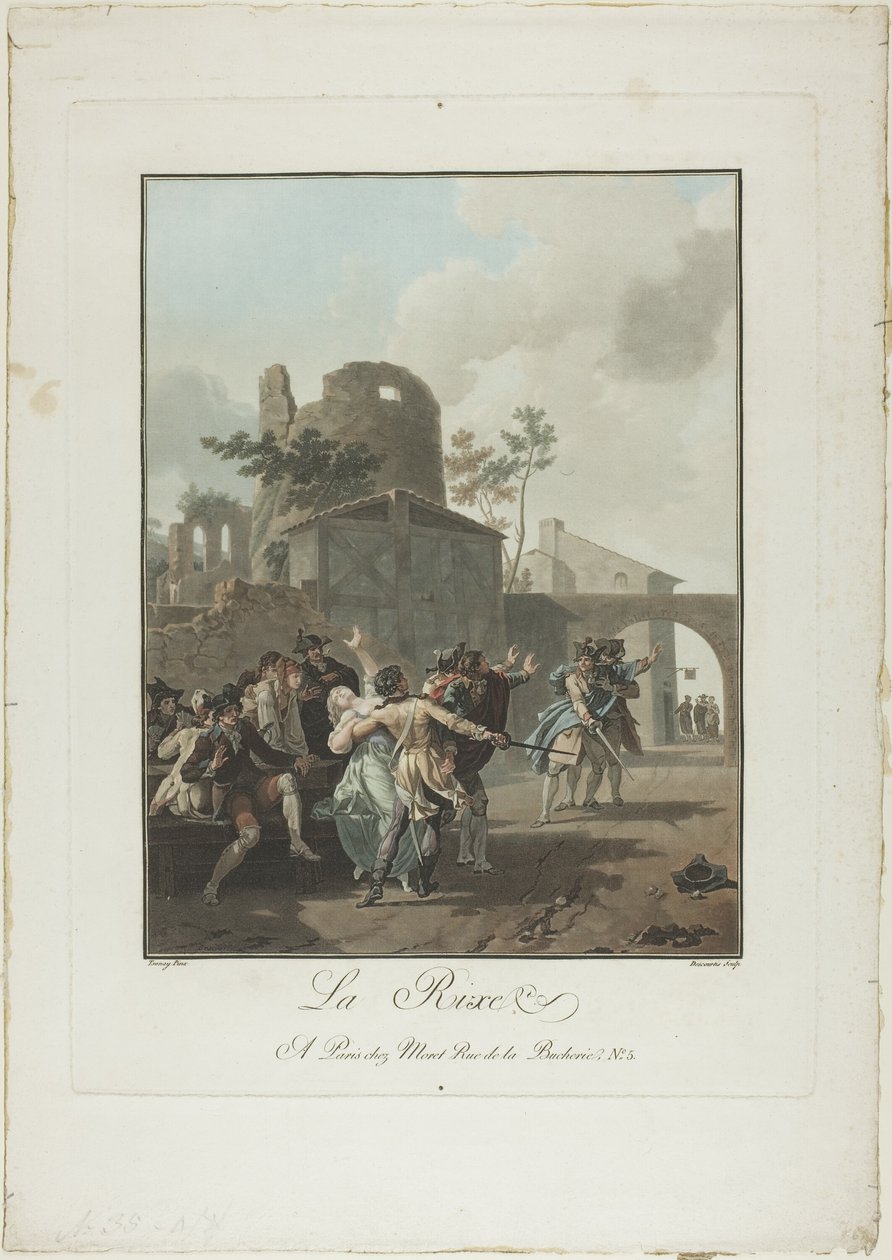 La Rixe autorstwa Charles Melchior Descourtis