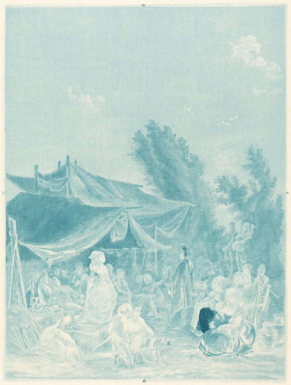 Ślub w Noce de Village, 1785. autorstwa Charles Melchior Descourtis