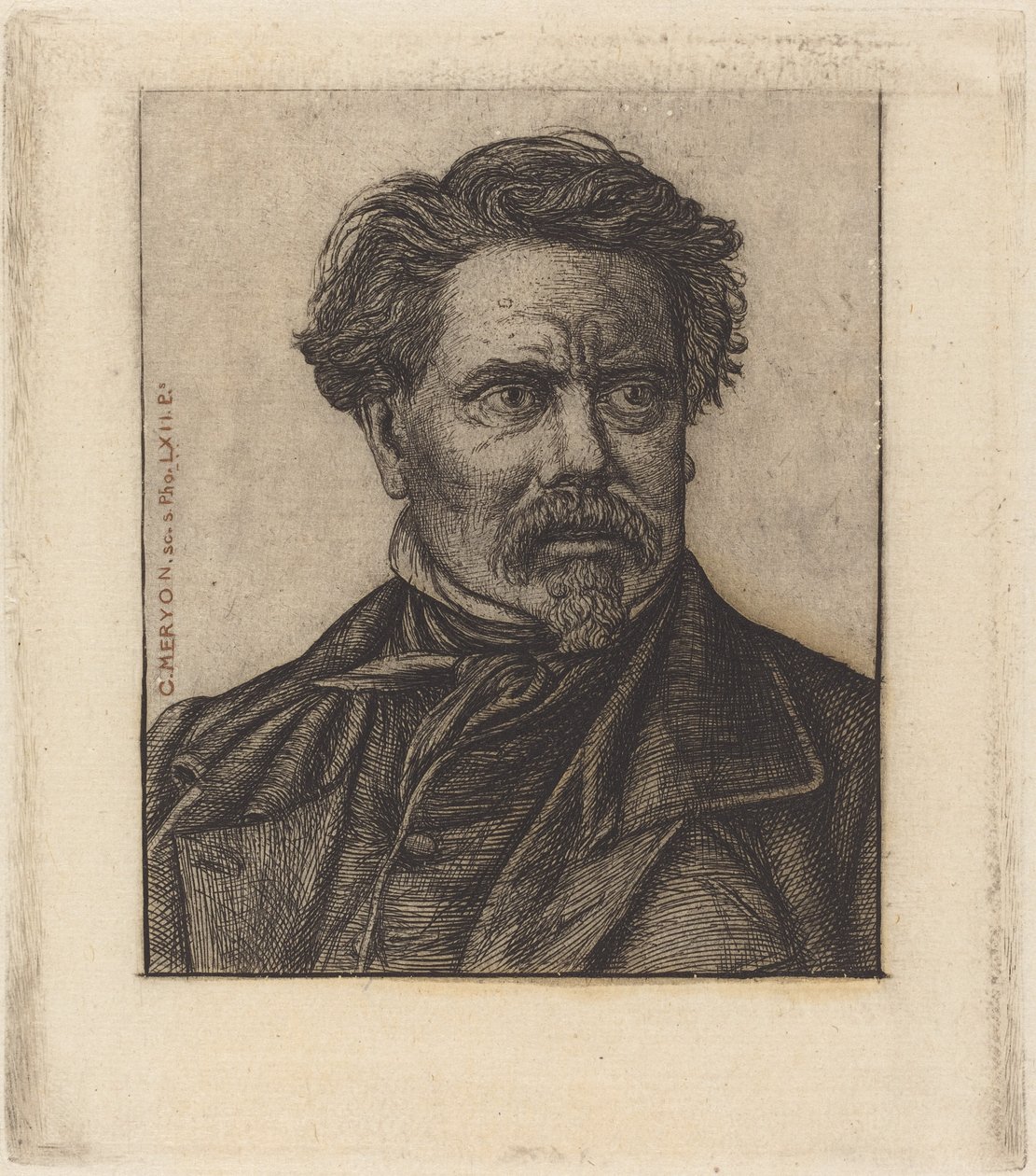 Benjamin Fillon autorstwa Charles Meryon