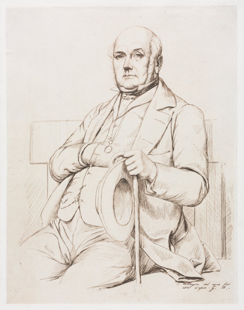 Casimir le Conte, według Boulanger autorstwa Charles Meryon