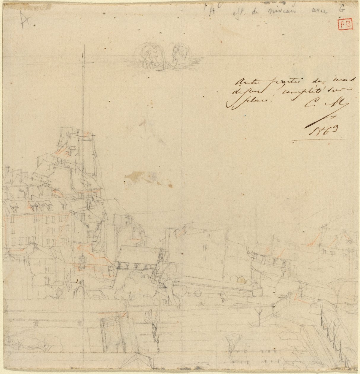 Kolegium Henryka Ewa autorstwa Charles Meryon