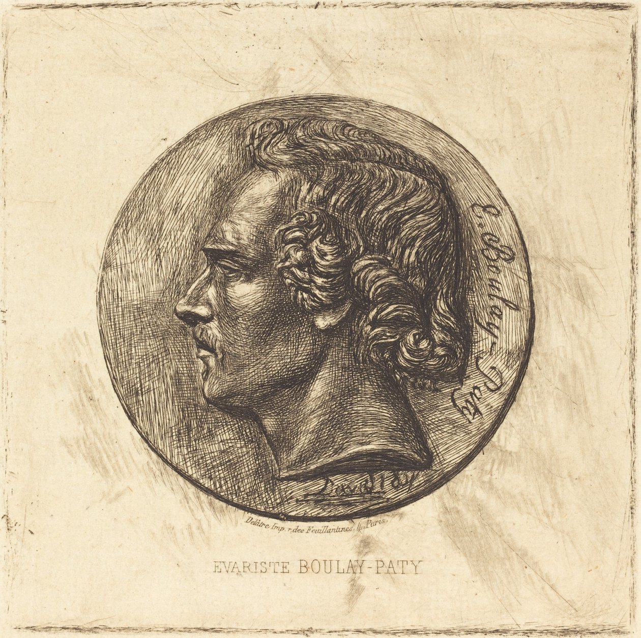 Evariste Boulay-Paty; Poeta (z brązu Davida d
