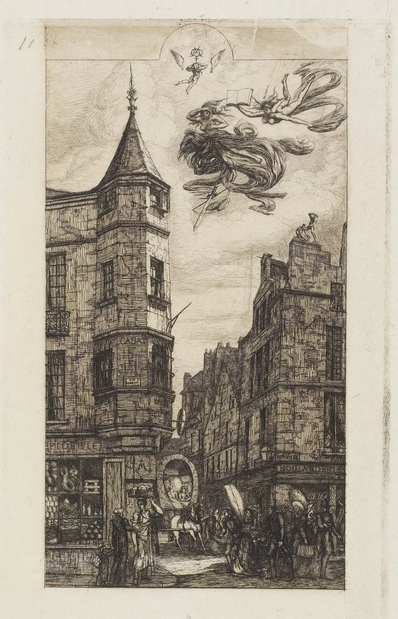 Dom z wieżyczką, nr 22 autorstwa Charles Meryon