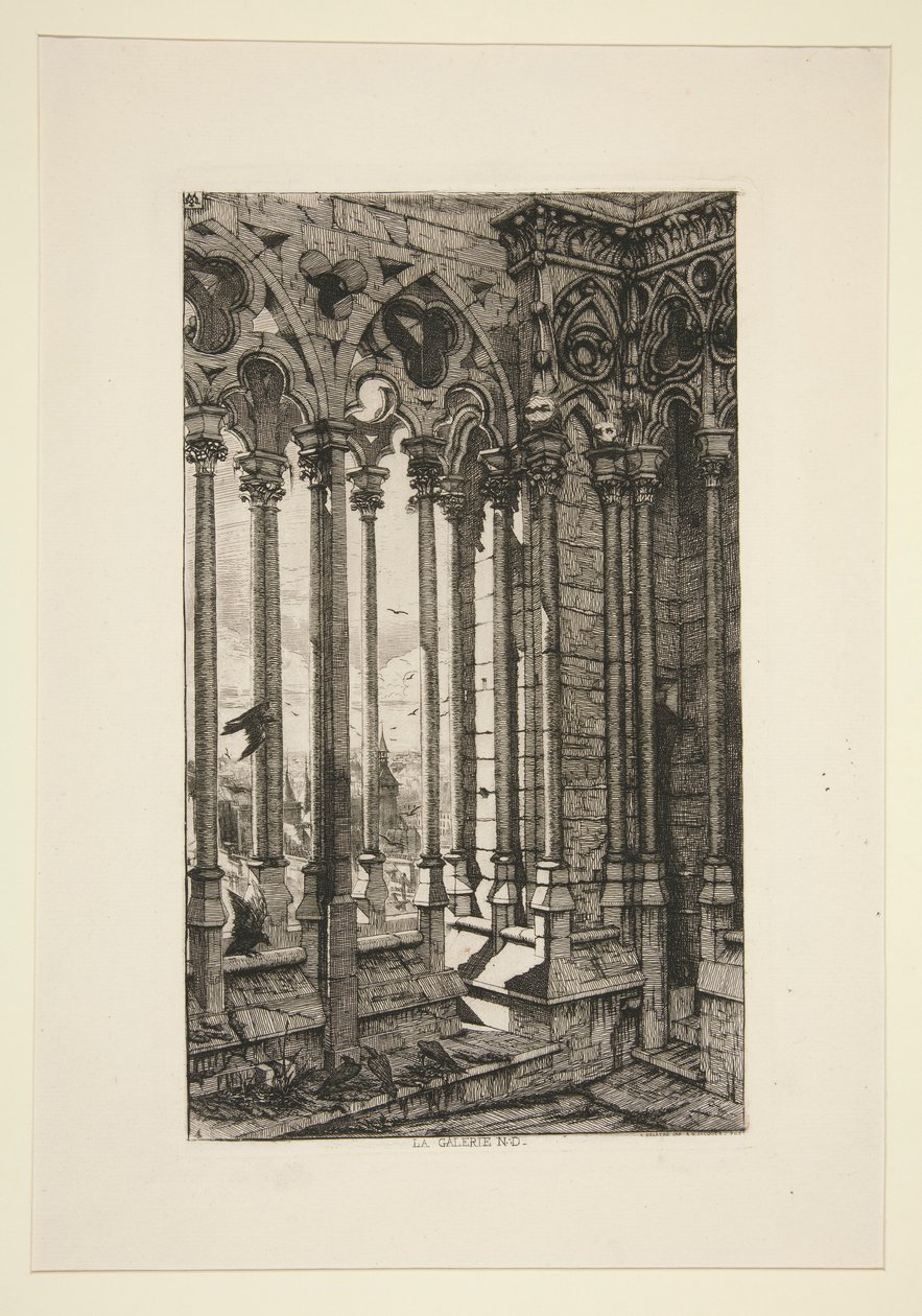 Galeria Notre Dame autorstwa Charles Meryon