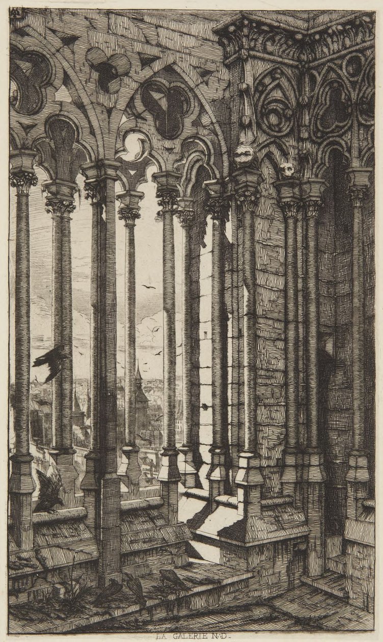 Galeria, Notre-Dame autorstwa Charles Meryon