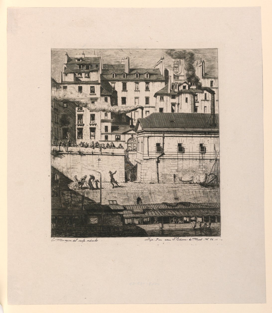 Kostnica autorstwa Charles Meryon