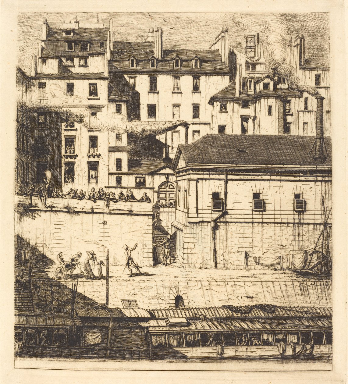 La kostnica, Paryż (kostnica) autorstwa Charles Meryon