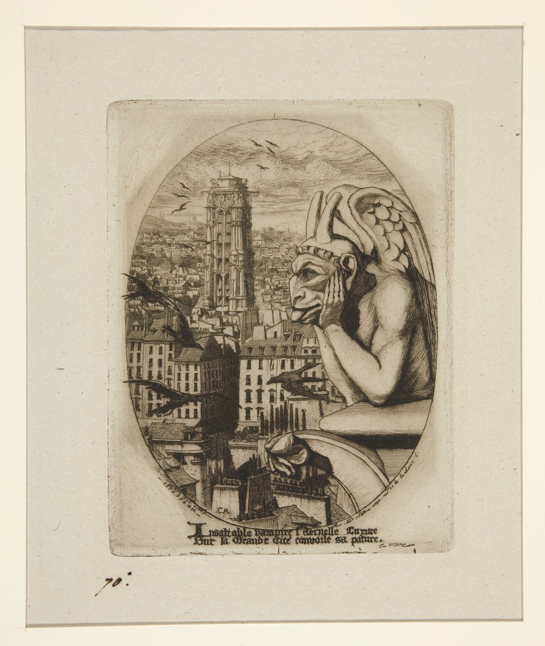 Le Stryge (Wampir) autorstwa Charles Meryon