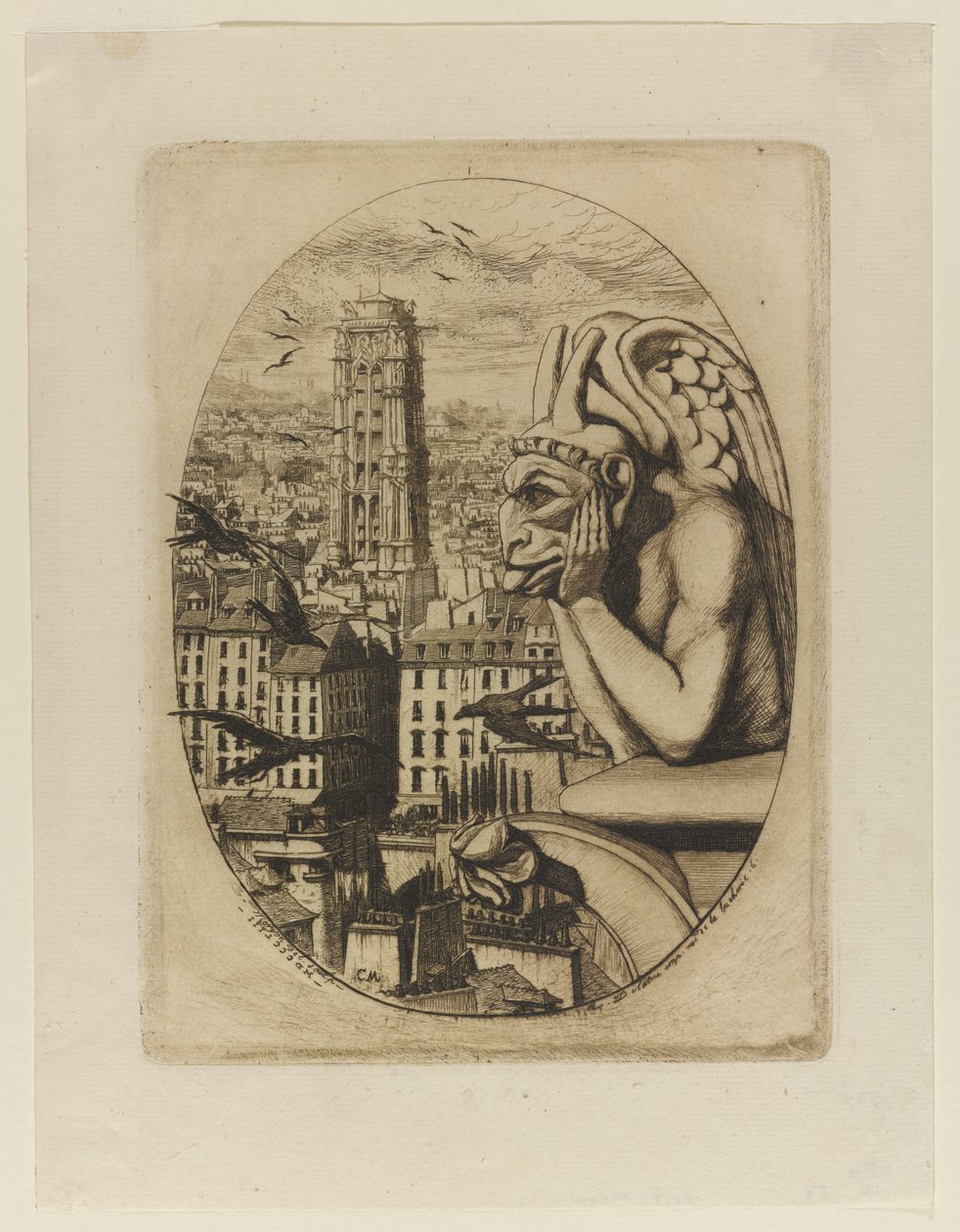 Le Stryge autorstwa Charles Meryon