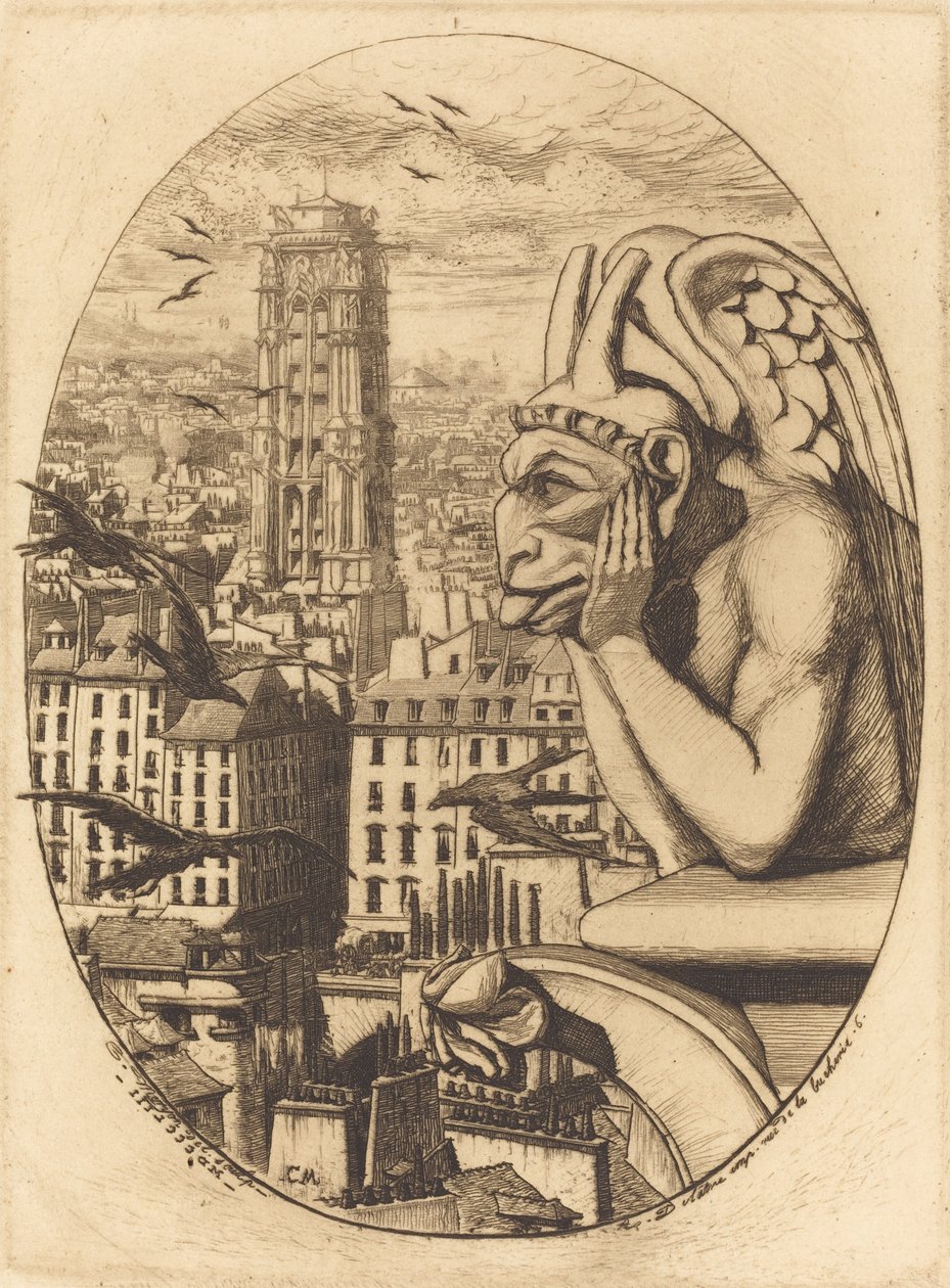 Le Stroge (Wampir) autorstwa Charles Meryon