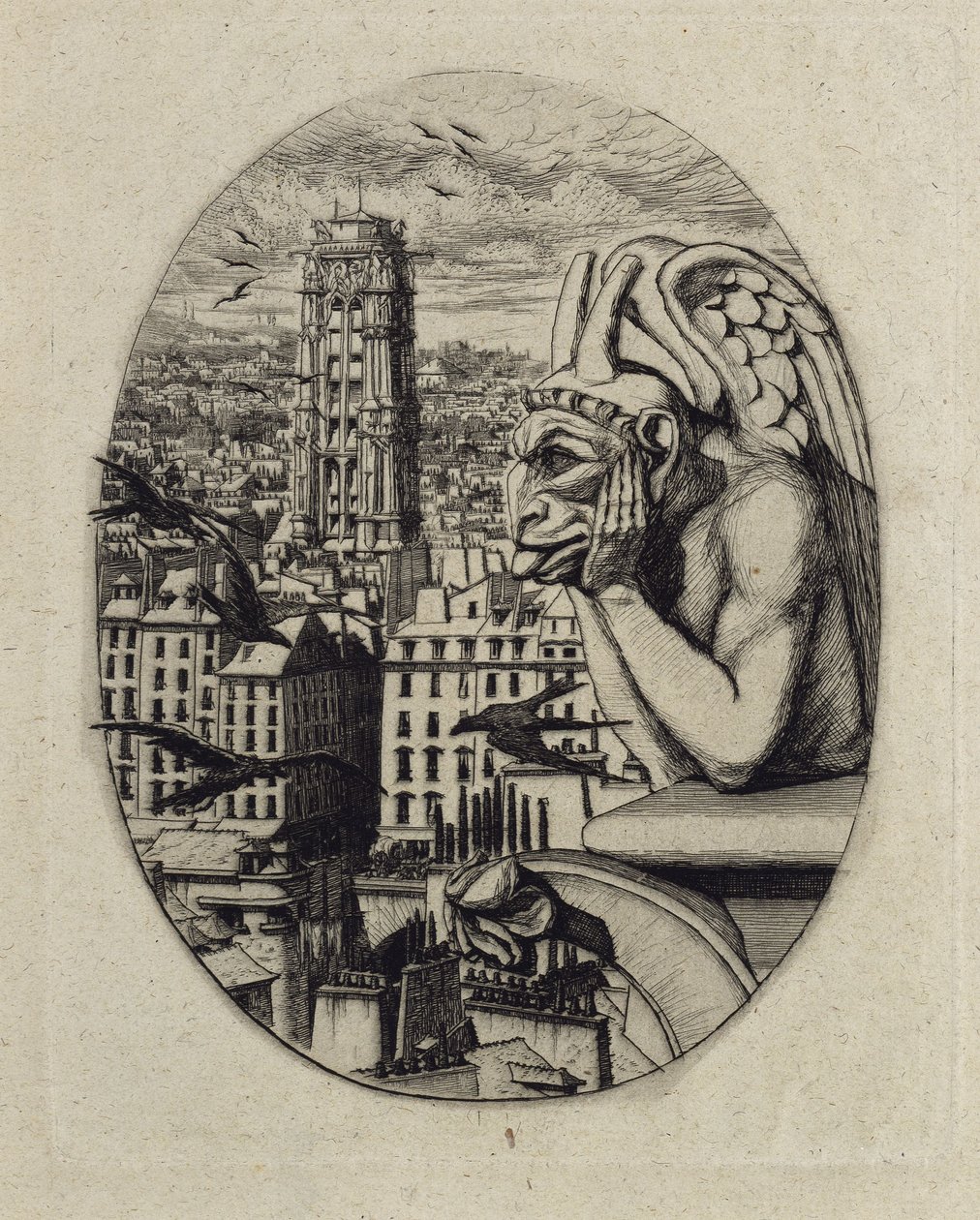Prasowanie autorstwa Charles Meryon