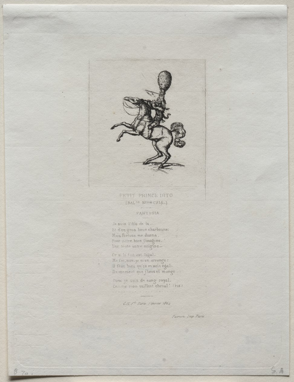 Mały Książę tutaj autorstwa Charles Meryon