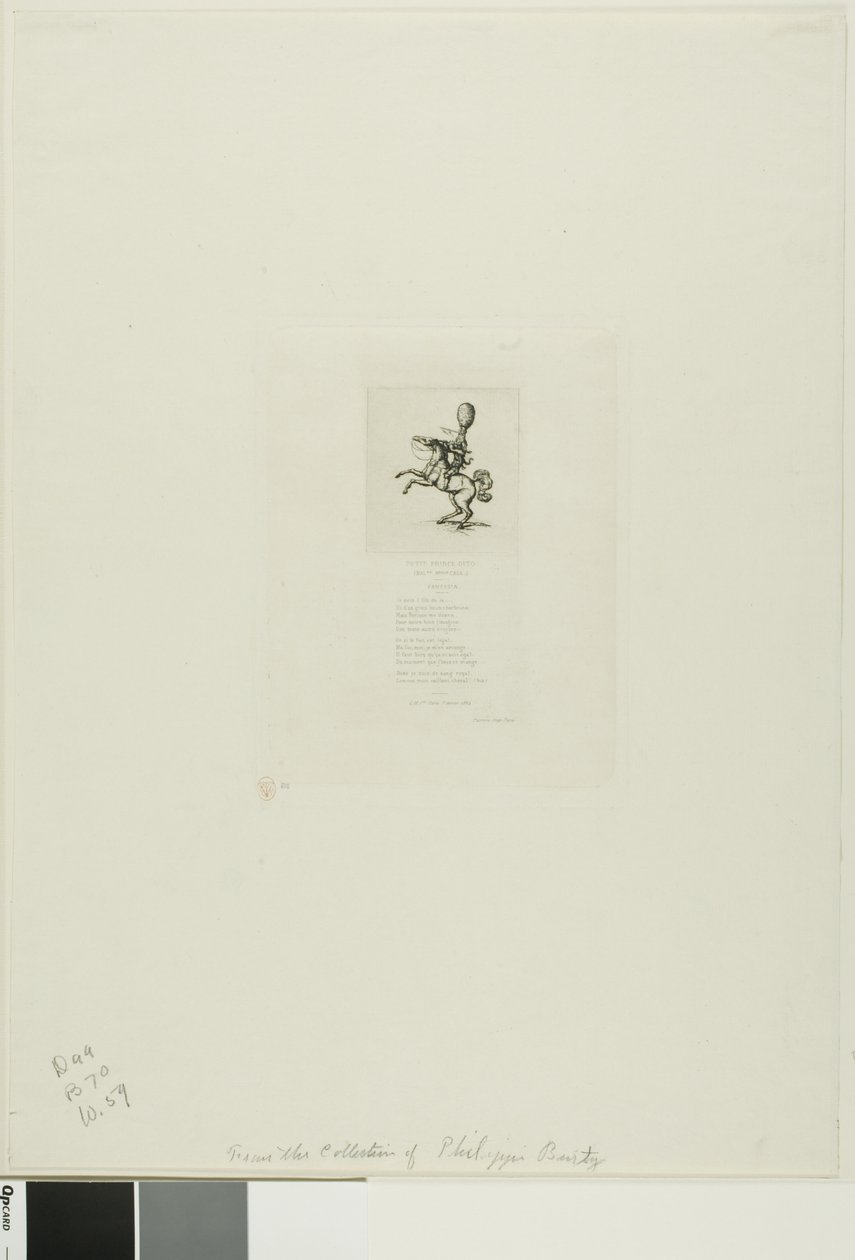 Mały książę Dito autorstwa Charles Meryon