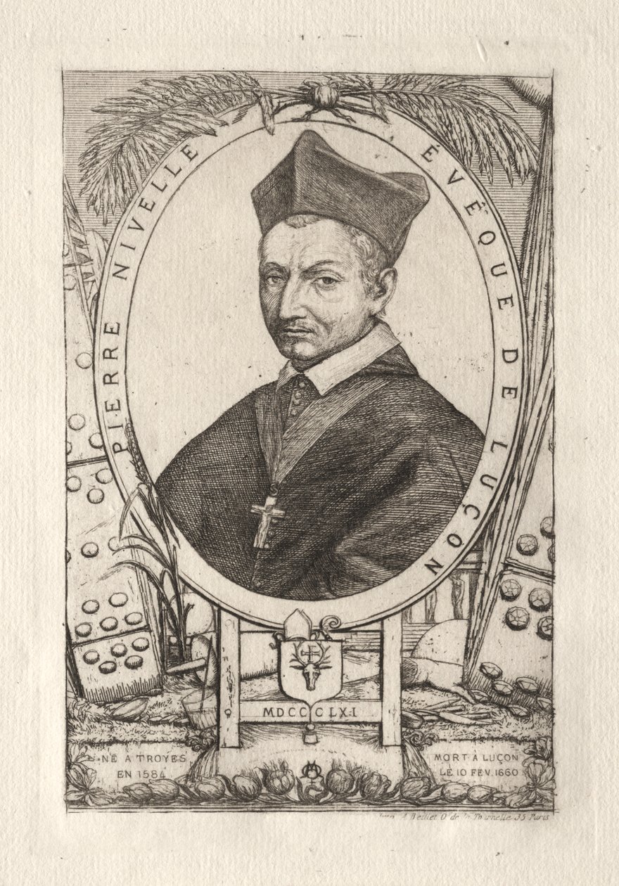 Pierre Nivelle, biskup Luzonu autorstwa Charles Meryon