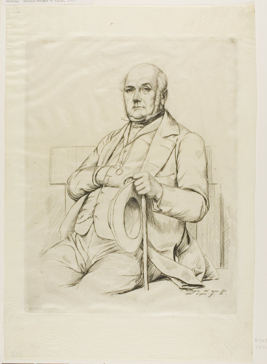 Portret Kazimierza Bajki autorstwa Charles Meryon