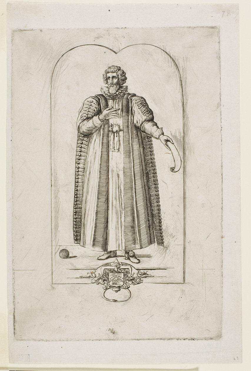 Portret François Viete autorstwa Charles Meryon