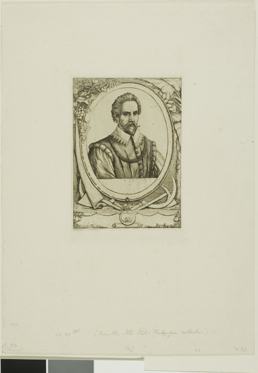 Portret René de Laudonnière Sablais (de Burdigale) autorstwa Charles Meryon