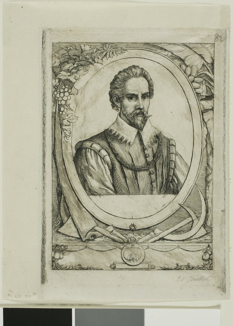 Portret René de Laudonnière Sablais (de Burdigale) autorstwa Charles Meryon