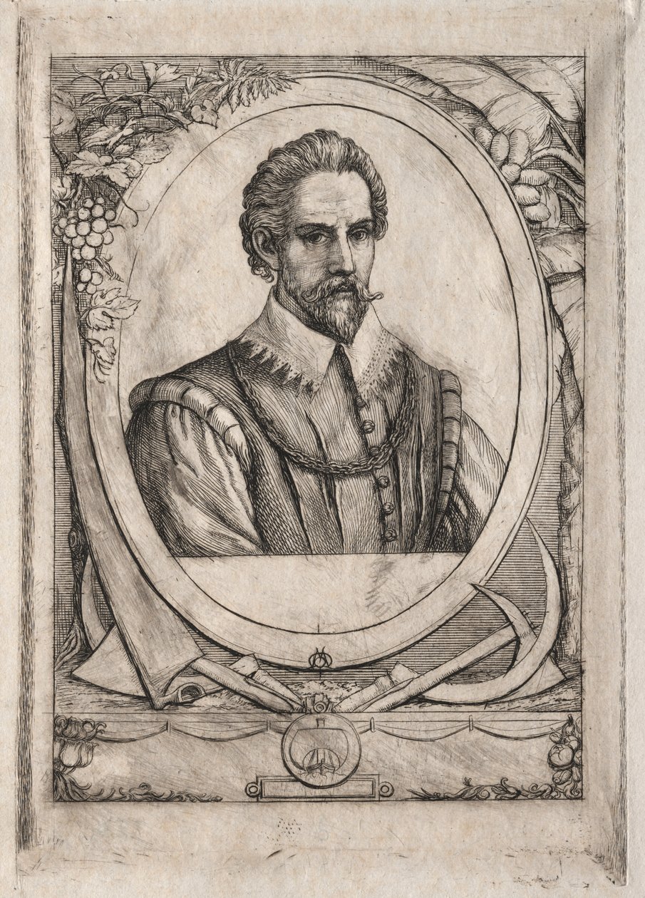 René de Laudonniere Sablais (de Burdingale) autorstwa Charles Meryon