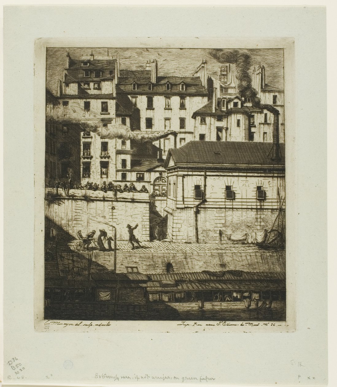Kostnica, Paryż autorstwa Charles Meryon