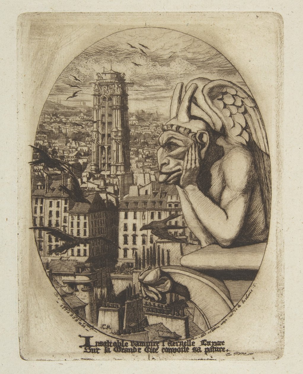Wampir autorstwa Charles Meryon