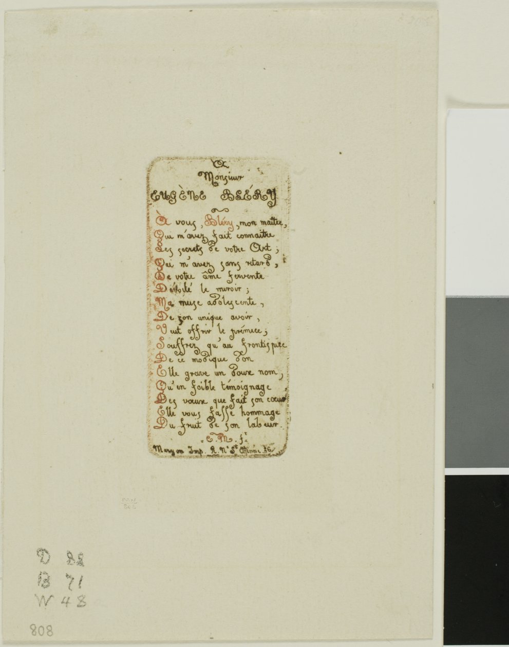 Wiersze dedykowane Eugène