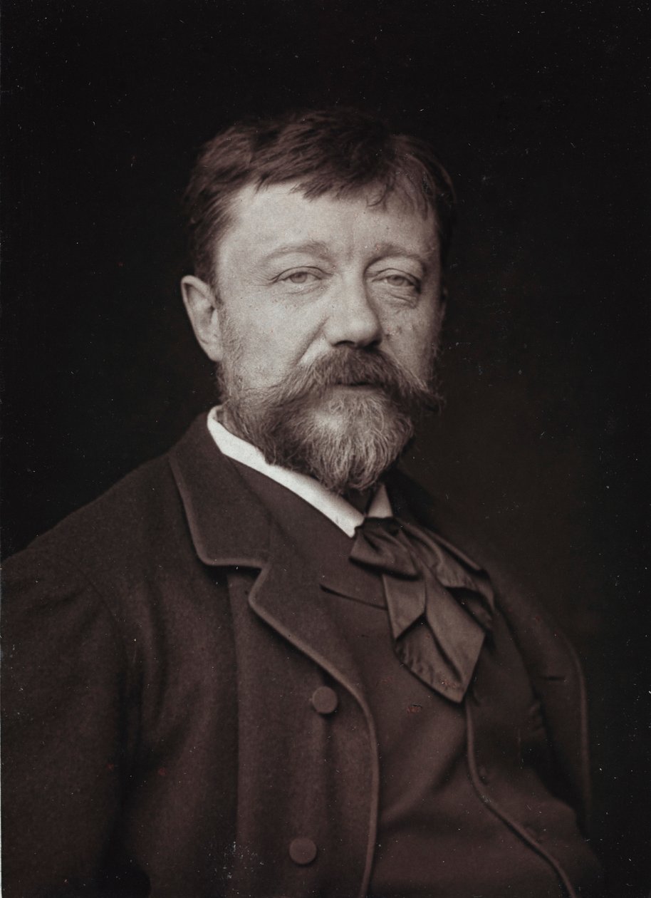 Album Artistique et Biographique, 5 rok, Salon 1885; portret francuskiego malarza Casimira Destrema. autorstwa Charles Michelez