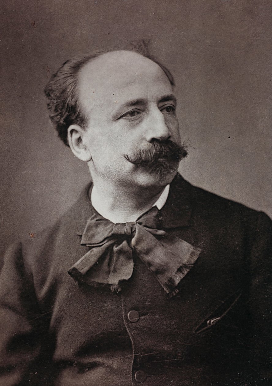 Album Artistique et Biographique, 5 rok, Salon 1885; portret francuskiego malarza Louisa Deschampsa (1846-1902). autorstwa Charles Michelez