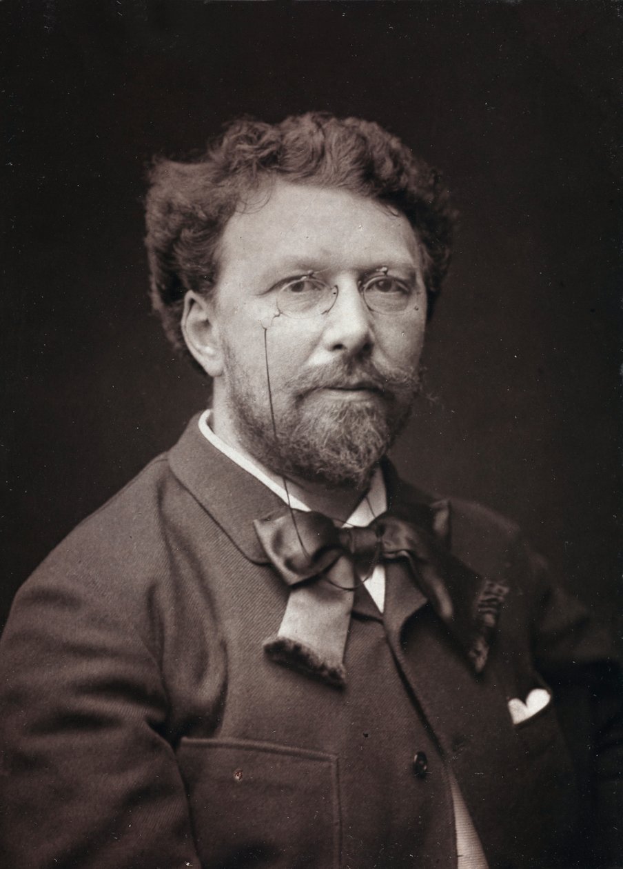 Album Artistique et Biographique, 5 rok, Salon 1885; portret francuskiego malarza Alfreda-Pierre