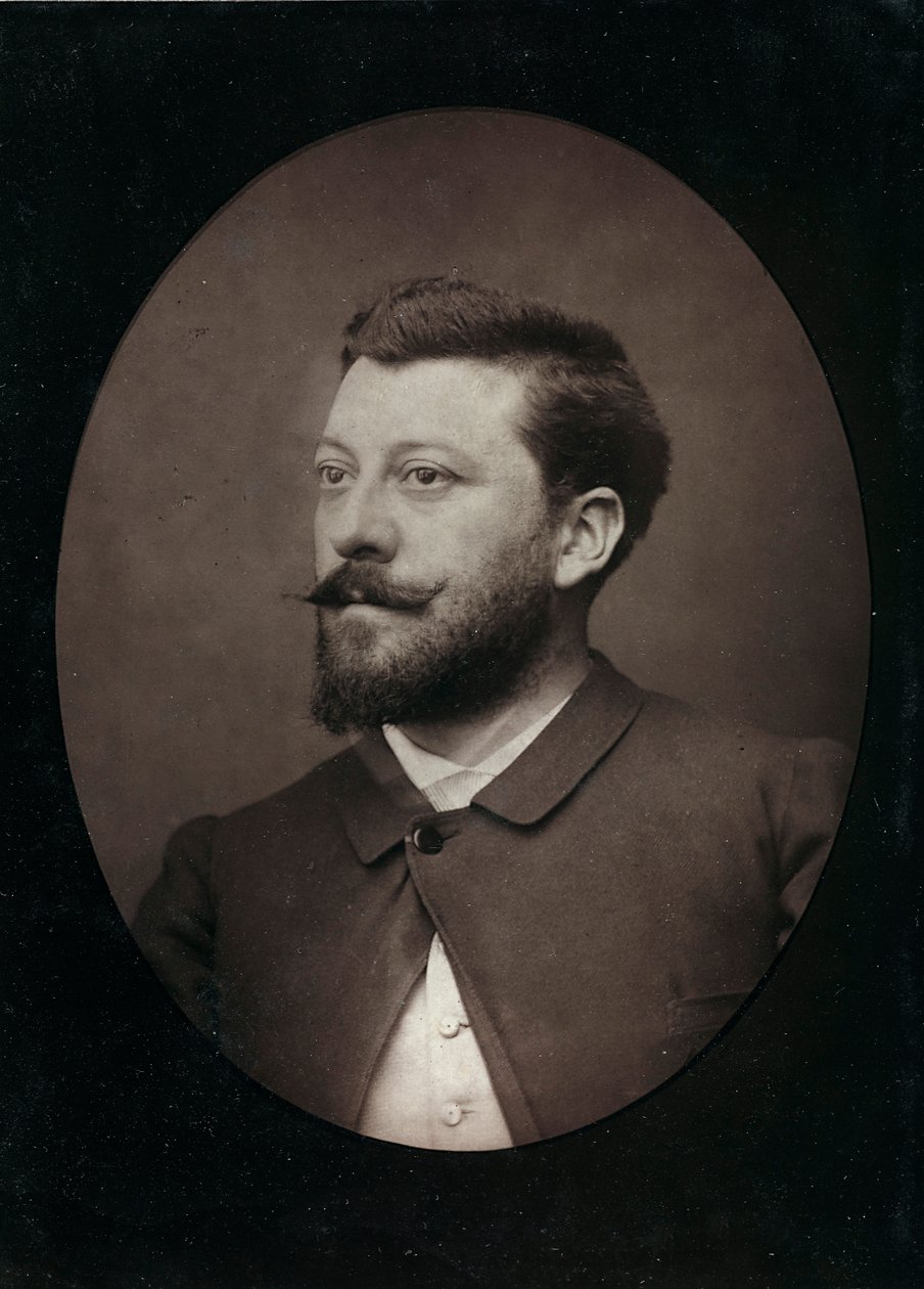 Album Artistique et Biographique, 6 rok, Salon 1885; portret francuskiego malarza Morot Aimé (1850?1913). autorstwa Charles Michelez