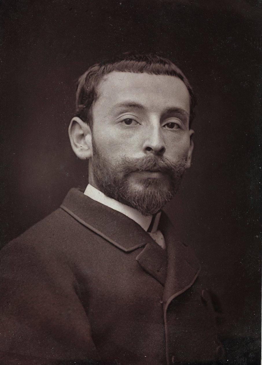 Album Artistique et Biographique, 6 rok, Salon 1885; portret francuskiego malarza Alexandre Blocha (1862-1906). autorstwa Charles Michelez