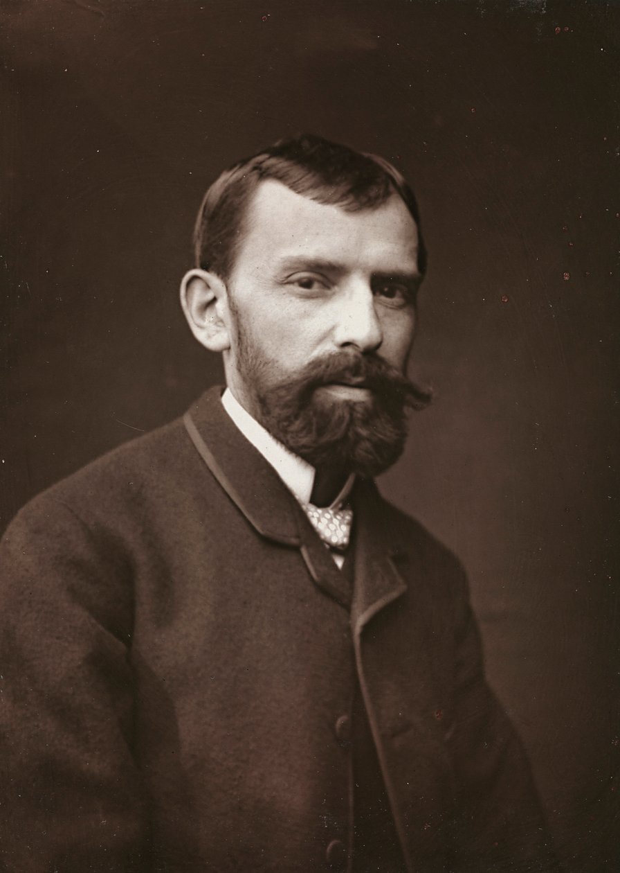 Album Artistique et Biographique, 6 rok, Salon 1885; portret francuskiego malarza Victora Gabriela Gilberta (1847-1933). autorstwa Charles Michelez
