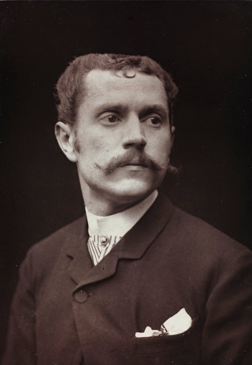 Album Artistique et Biographique, 6 rok, Salon 1885; portret artysty Louis Fernandez Pelez De Cordova. autorstwa Charles Michelez