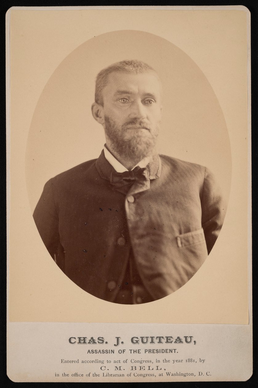 Portret Charlesa Juliusa Guiteau 1841-1882, 4 lipca 1881 r. autorstwa Charles Milton Bell