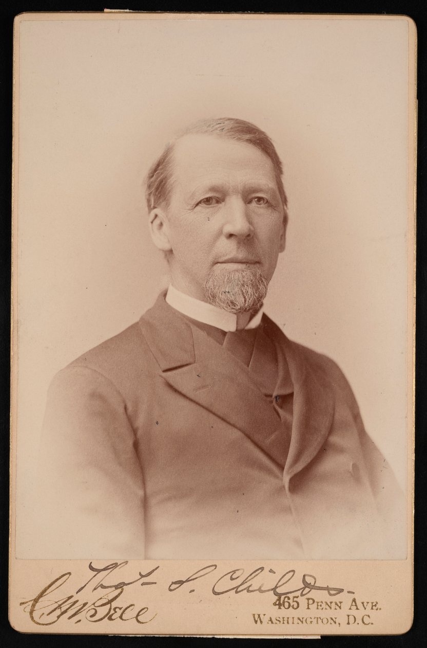 Portret Thomasa Spencera Childsa 1825-1914, przed 1893. autorstwa Charles Milton Bell