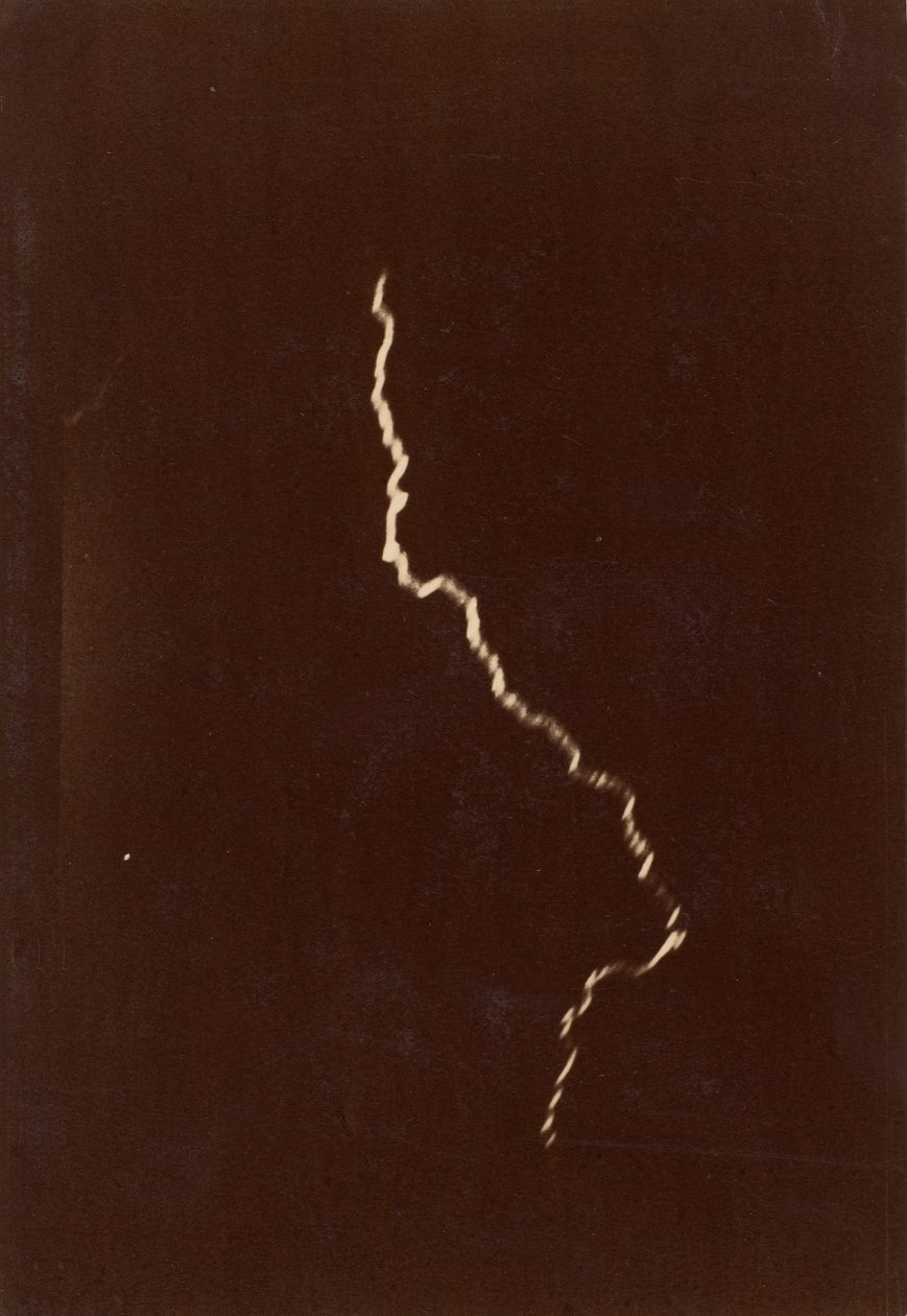 [Spirala błyskawicy podczas burzy], 12 maja 1886. autorstwa Charles Moussette