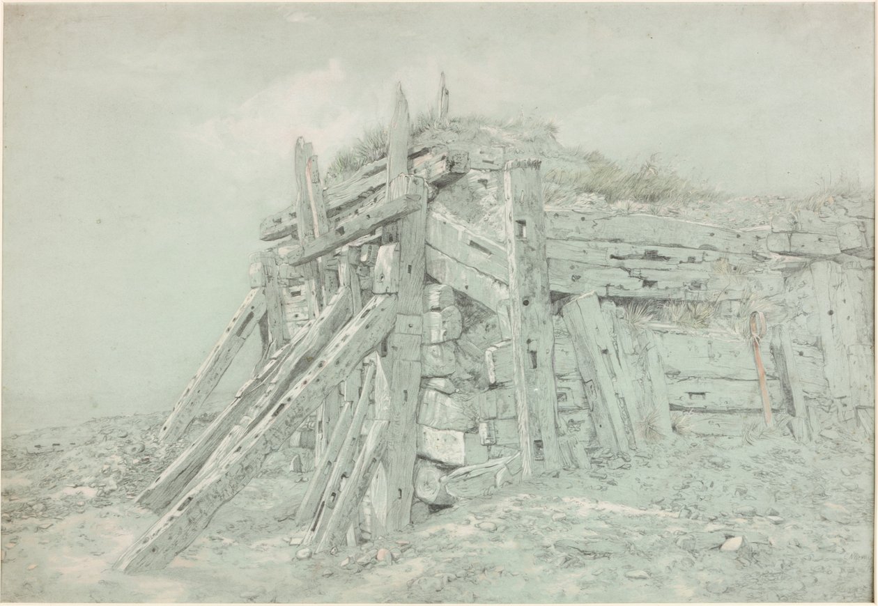 Studium dla „Pod falochronem” (kolor nadwozia) autorstwa Charles Napier Hemy