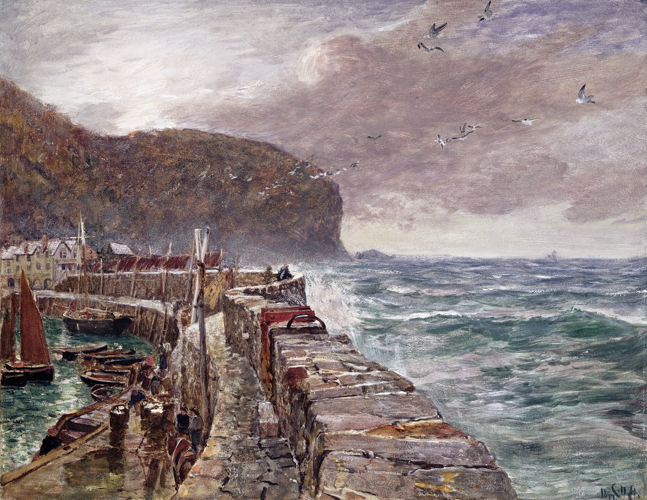 Kolczaste molo autorstwa Charles Napier Hemy