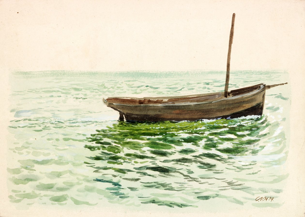 Ponton (w kolorze nadwozia) autorstwa Charles Napier Hemy