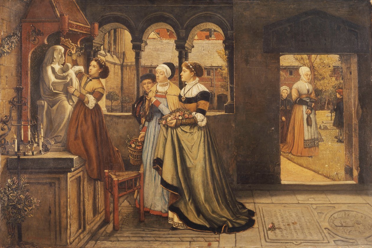 Na uroczystość Matki Bożej, 1868 autorstwa Charles Napier Hemy