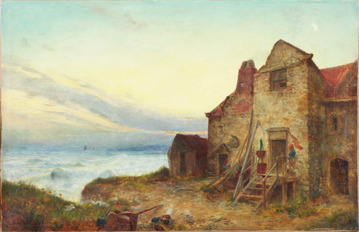 Cienie zachodu słońca, 1865 autorstwa Charles Napier Hemy
