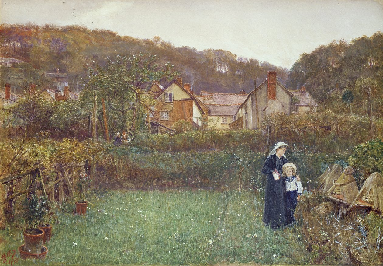 Opowiadanie o pszczołach autorstwa Charles Napier Hemy