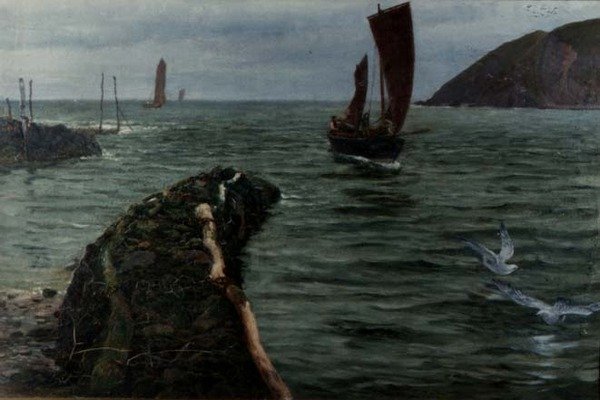 Droga do wejścia! autorstwa Charles Napier Hemy