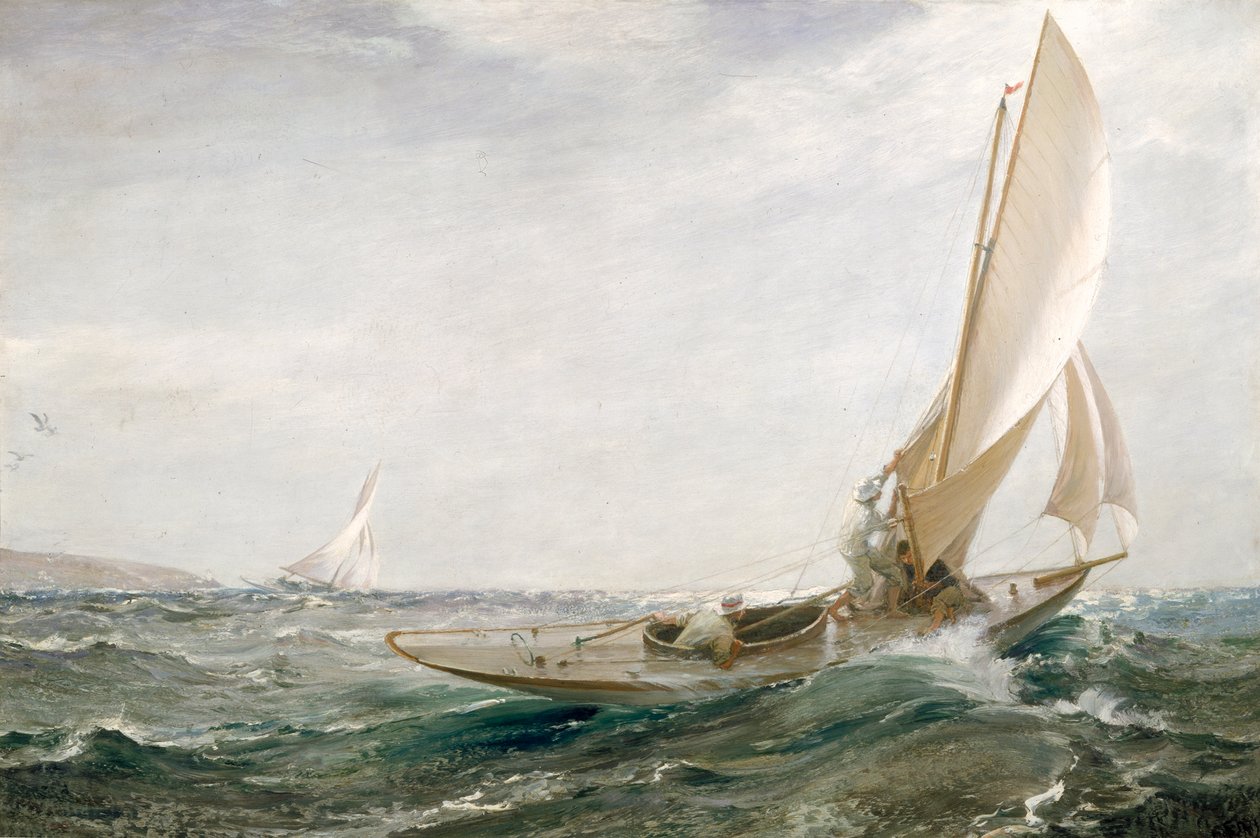 Przez morze i powietrze, 1910 autorstwa Charles Napier Hemy