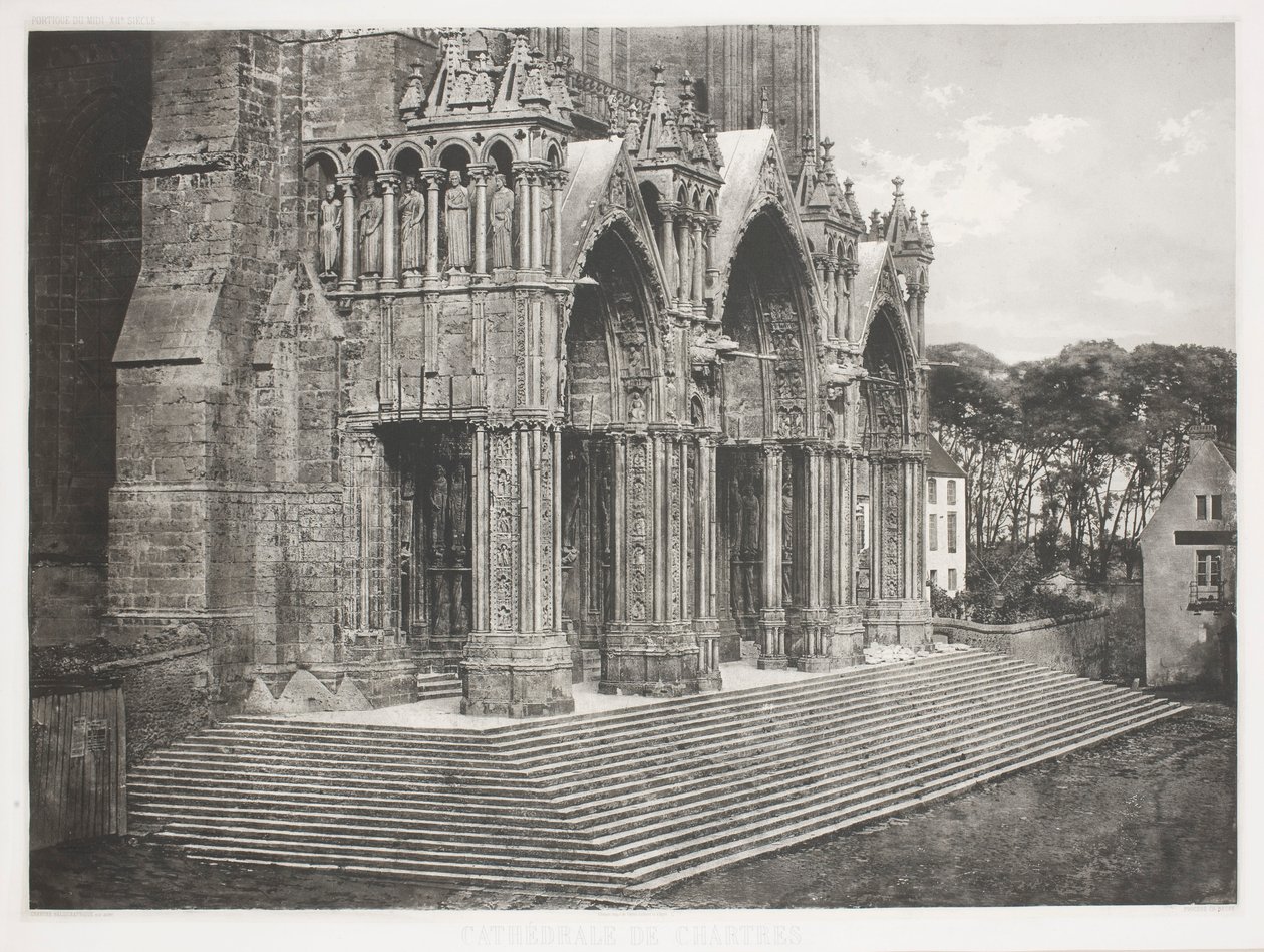 Katedra w Chartres autorstwa Charles Nègre