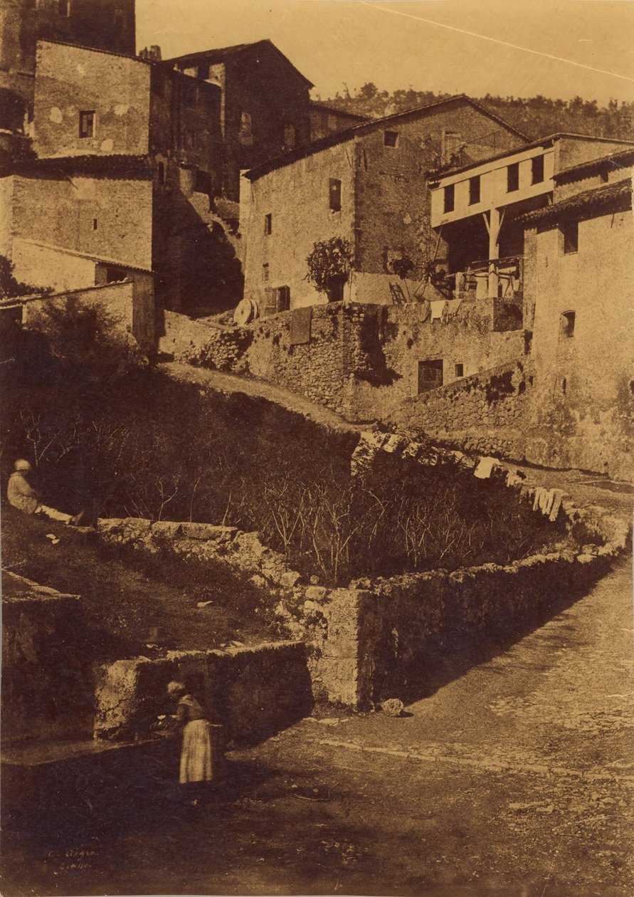 Ulica w Grasse autorstwa Charles Nègre