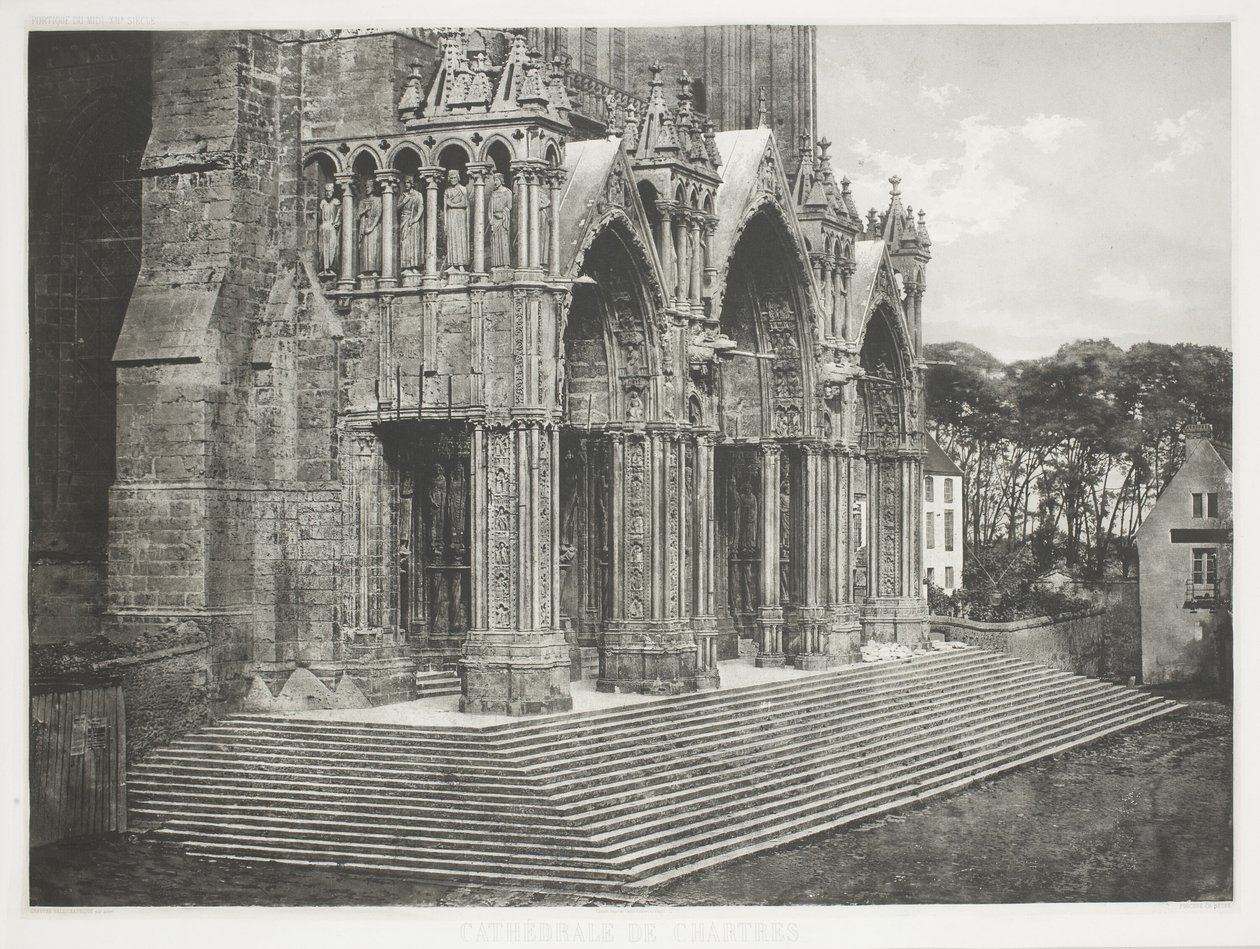 Katedra w Chartres autorstwa Charles Nègre
