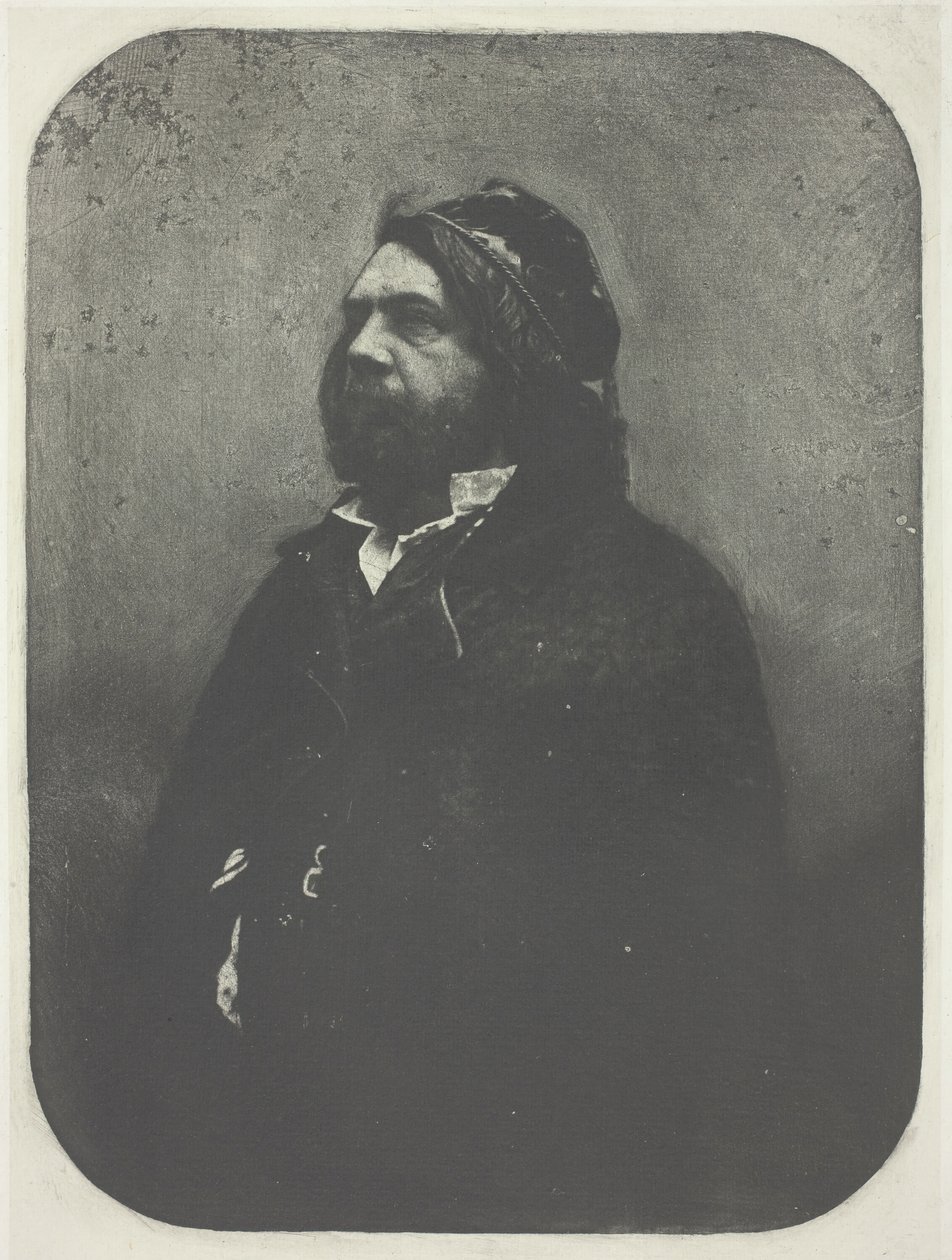 Portret Teofila Gautiera wg Nadara, ok. 1930 r. 1857, wydrukowany 1982. autorstwa Charles Nègre